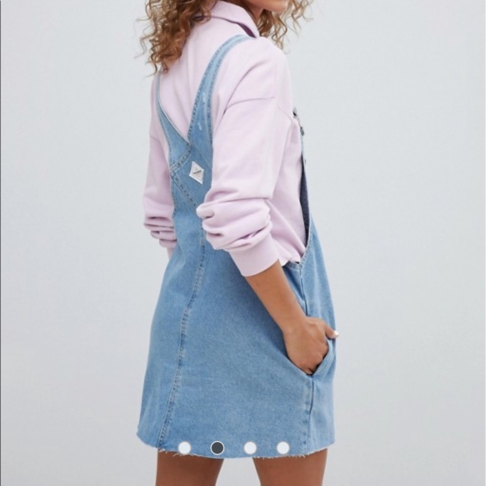 Denim Blue Overall Dress